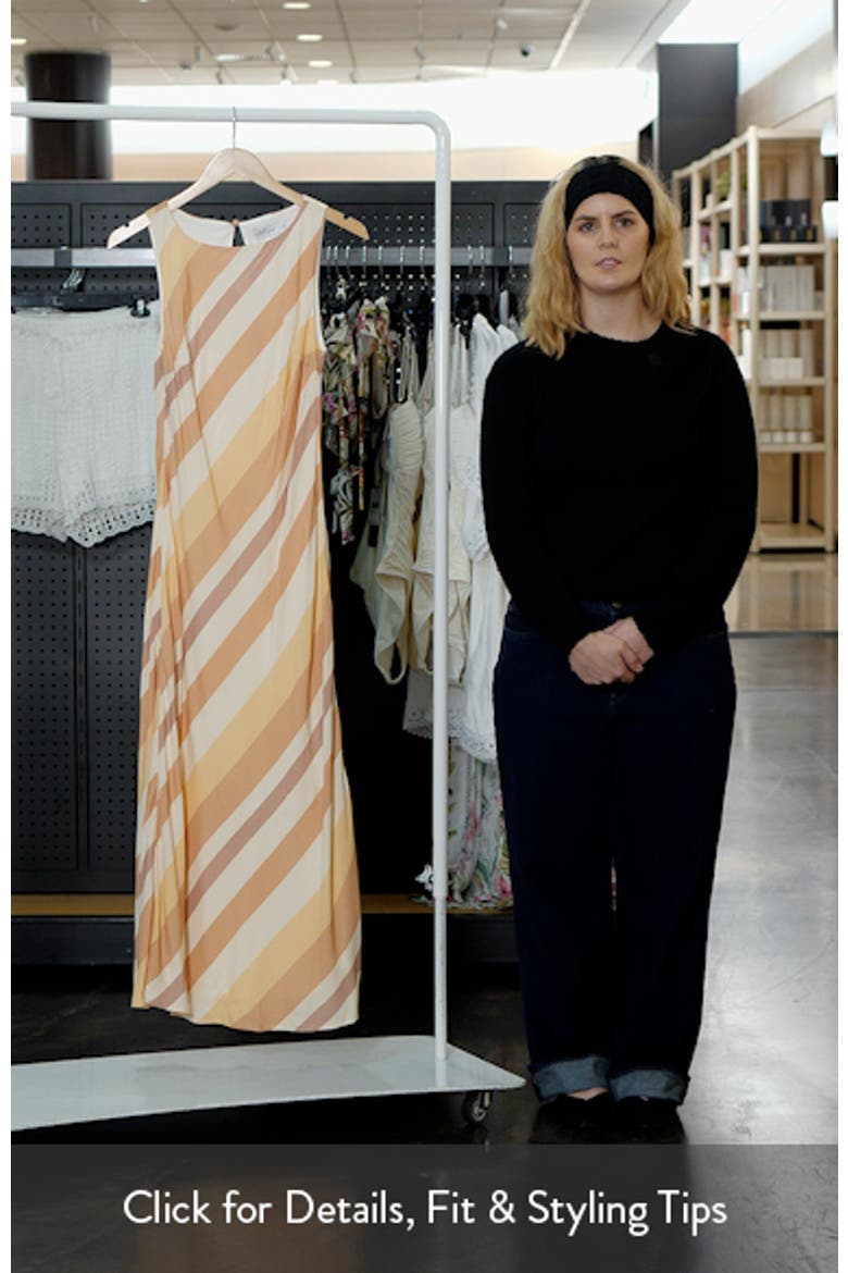 Flavia Stripe Maxi Slipdress video