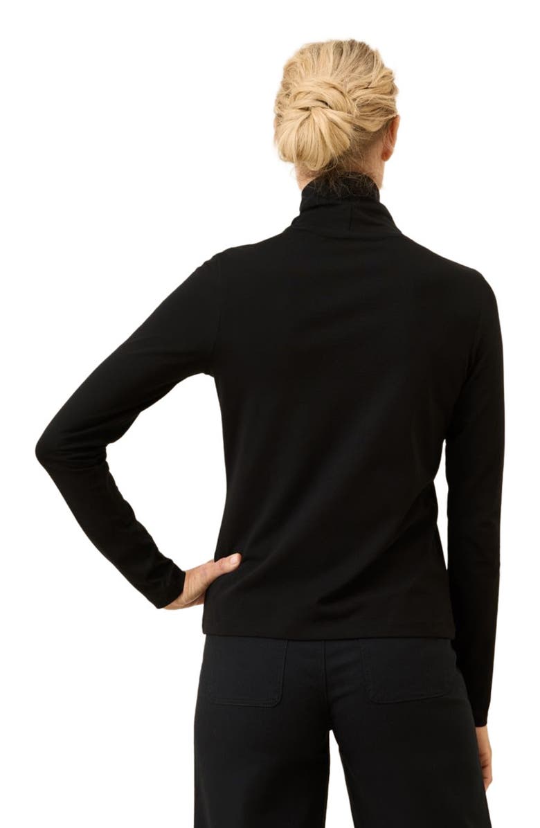 Pact Luxe Stretch Jersey Slim Turtleneck, Alternate, color, 