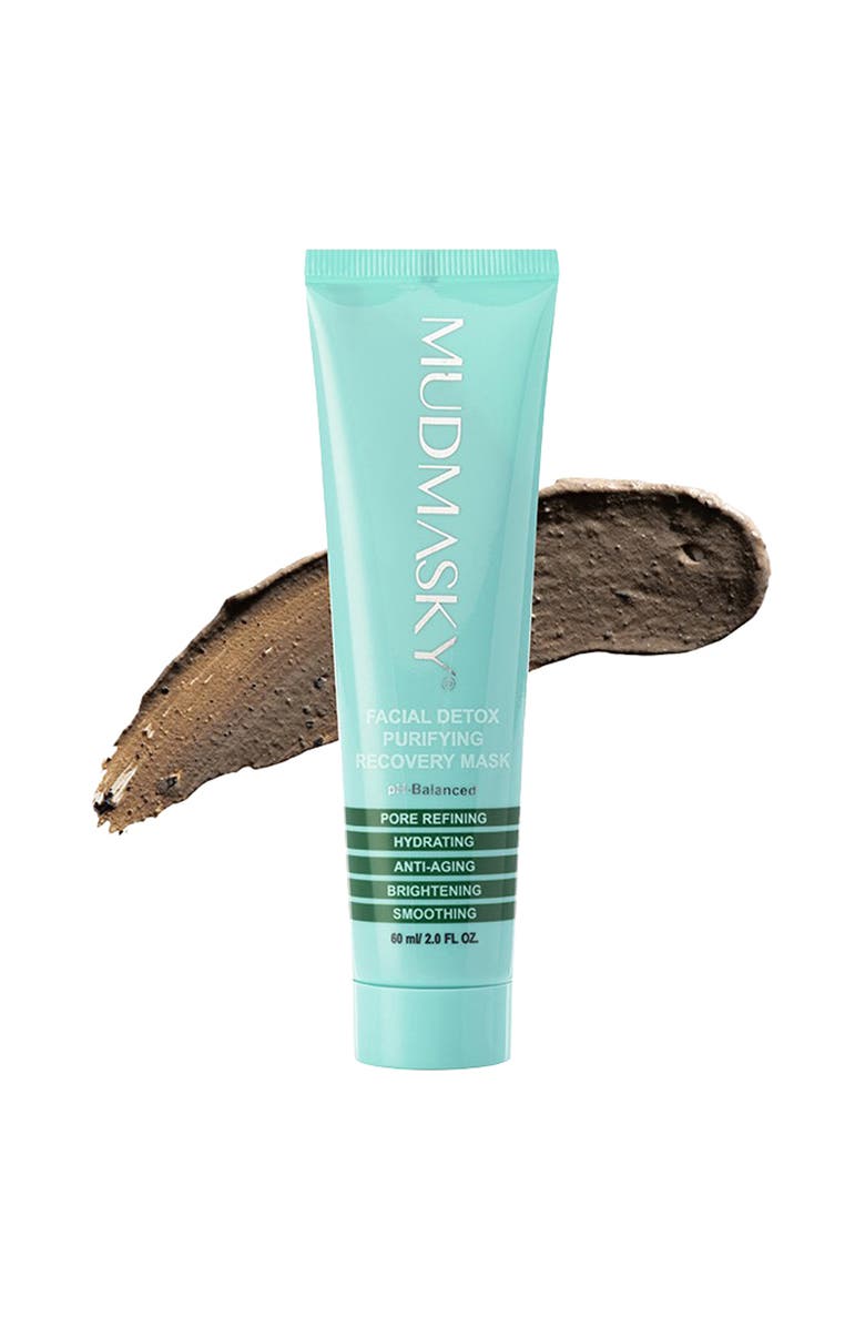 MUDMASKY Facial Detox Purifying Recovery Mask 2oz, Main, color, NO COLOR