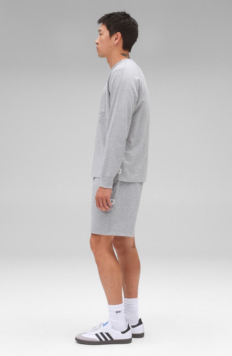 Reigning Champ Midweight Jersey T-Shirt, Alternate, color, Heather Grey