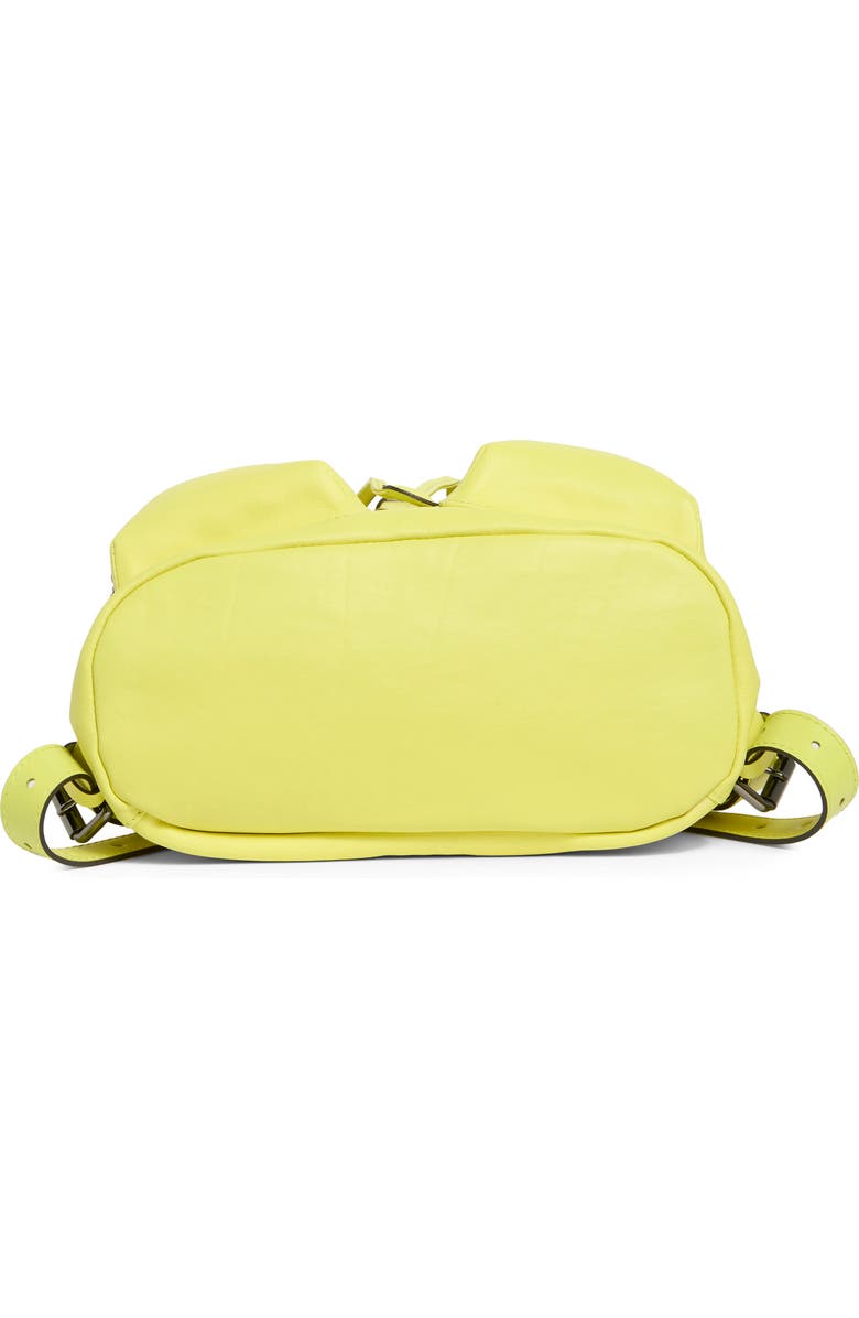 Longchamp 3D Medium Leather Backpack, Alternate, color, Neon