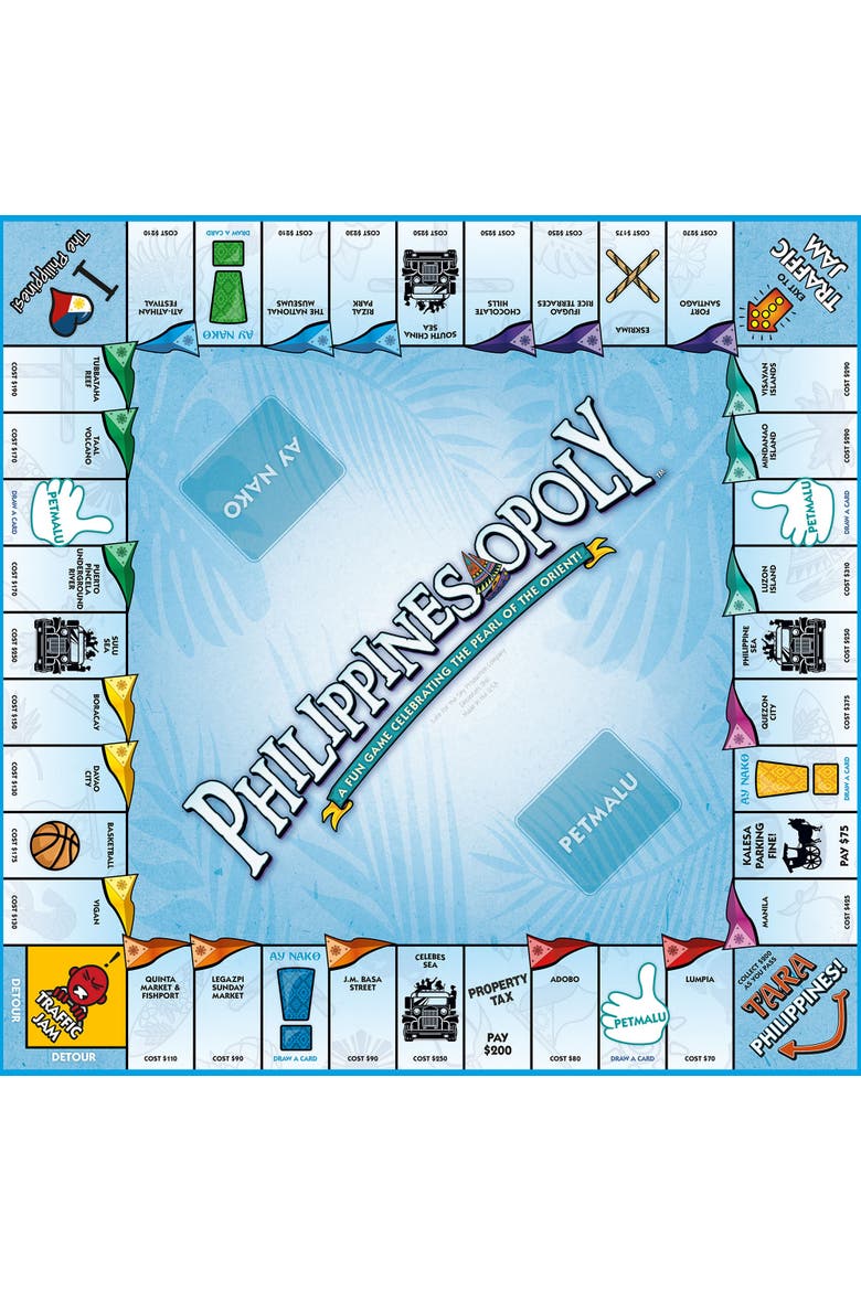 Philippinesopoly Monopoly Board Game, Alternate, color, Multicolored