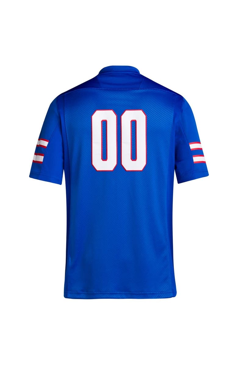 adidas Men's adidas #00 Royal Kansas Jayhawks Premier Football Jersey, Alternate, color, Royal