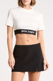 Palm Angels Cotton Crop Top