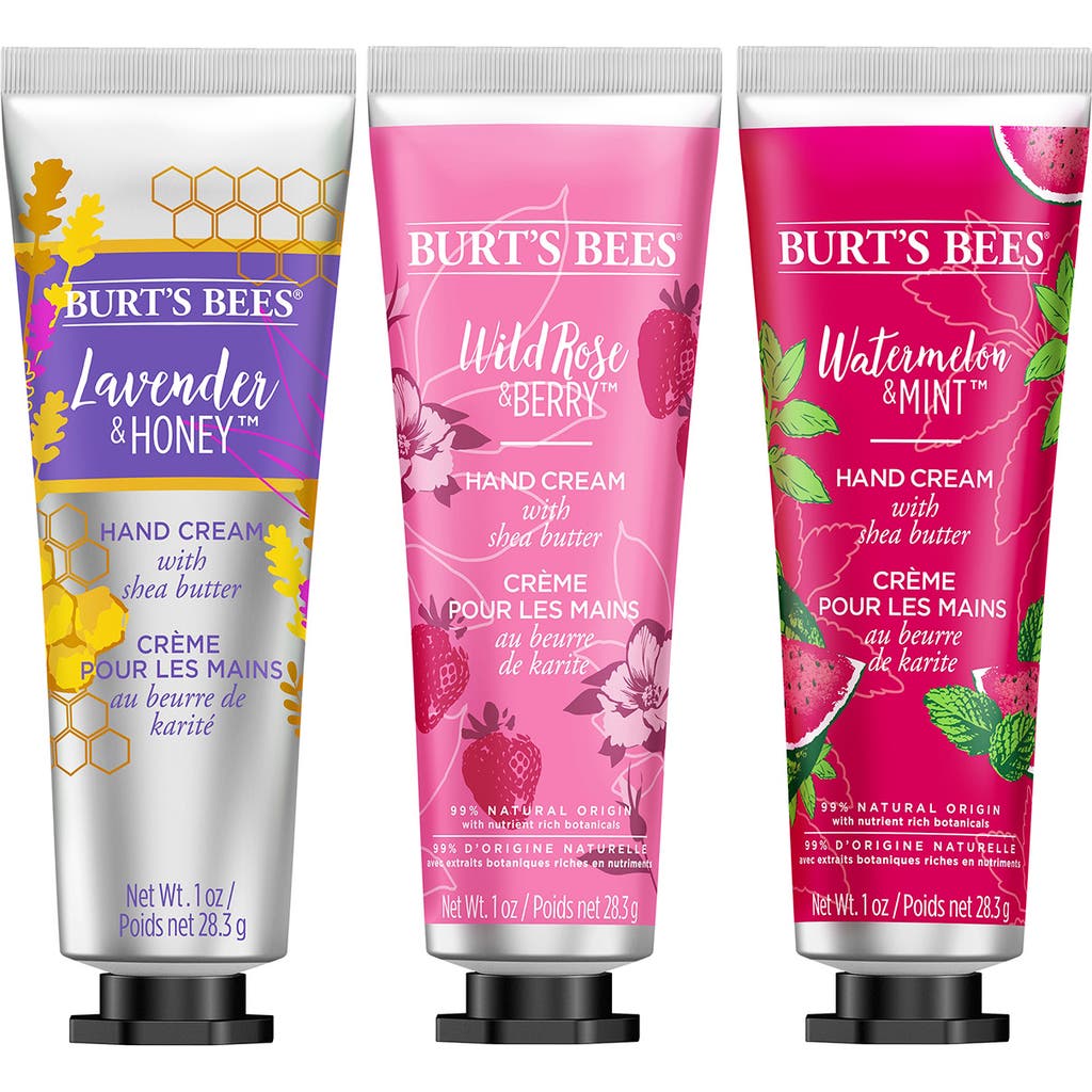 Burt's Bees Hand Cream Trio In Transparent