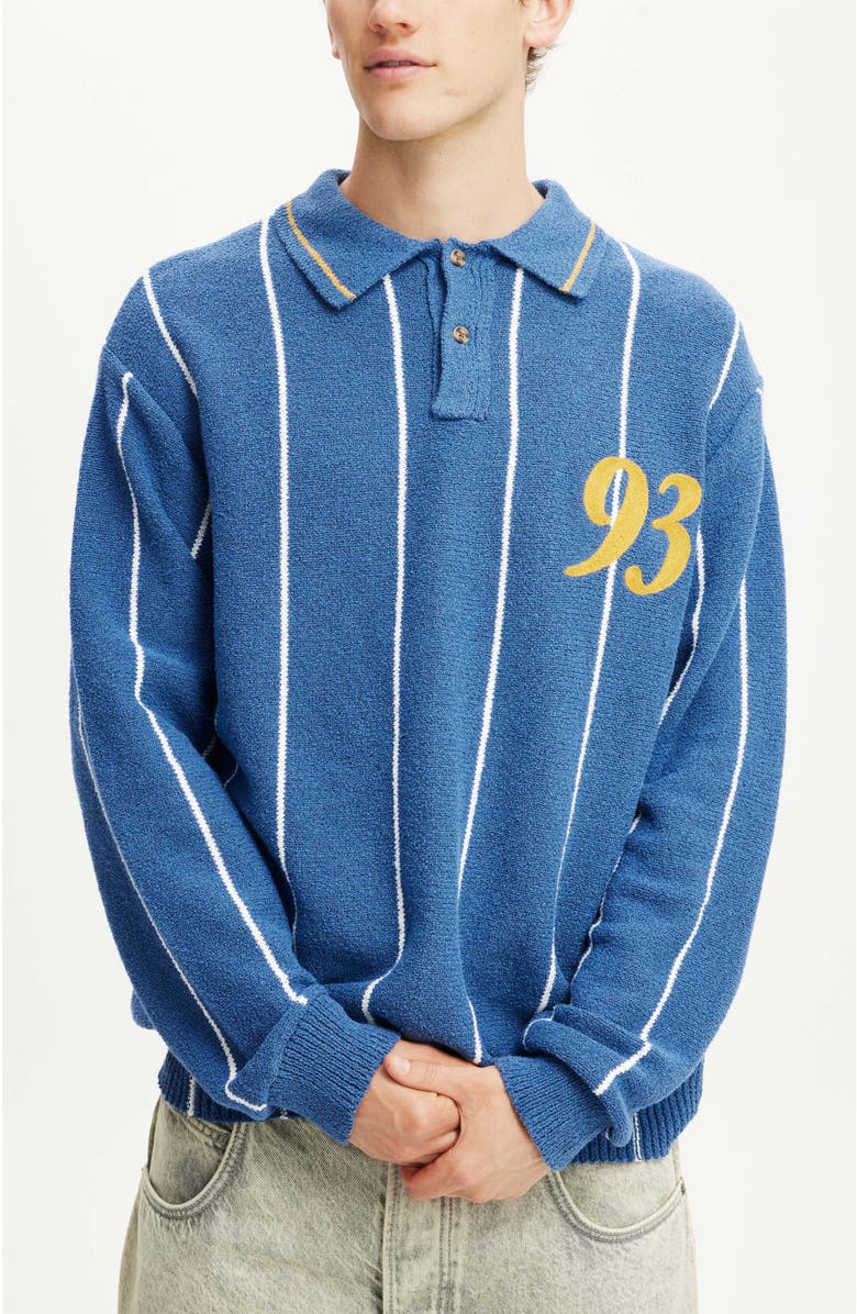 Cotton On Rugby Polo Knit, Main, color, 