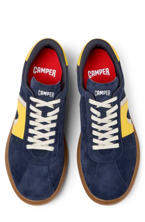 Camper Pelotas Soller Leather Sneakers In Blue