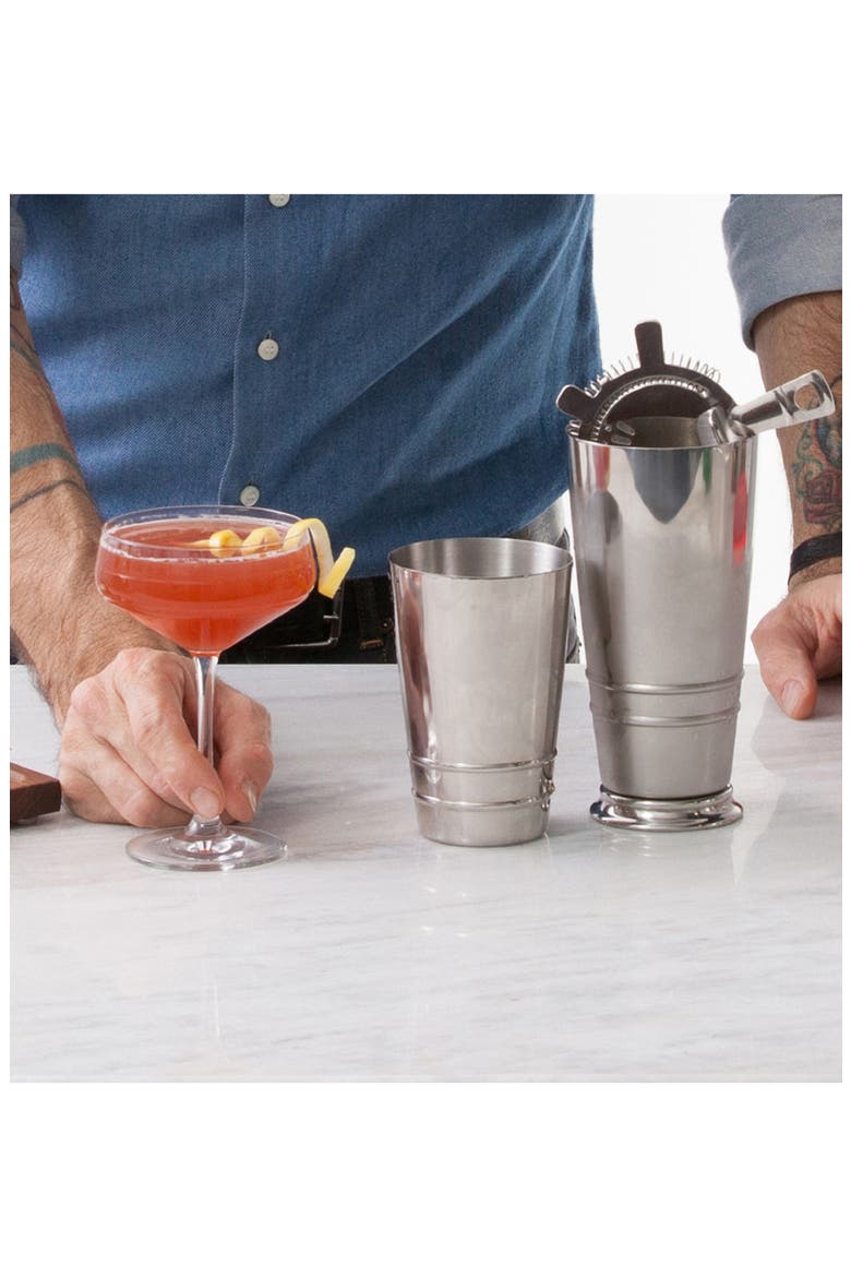 Crafthouse 4-Piece Cocktail Shaker Set, Alternate, color, SILVER
