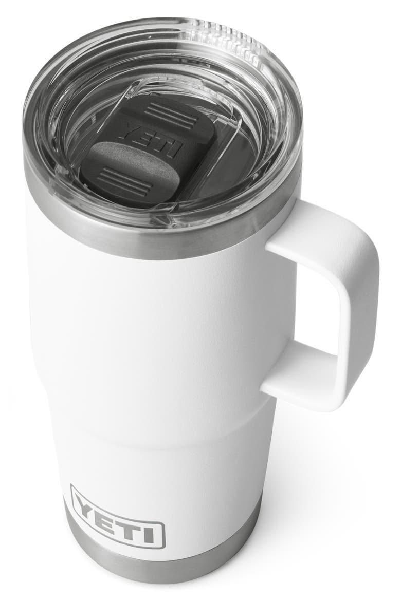 Rambler 20-Ounce Travel Mug, Alternate, color, WHITE