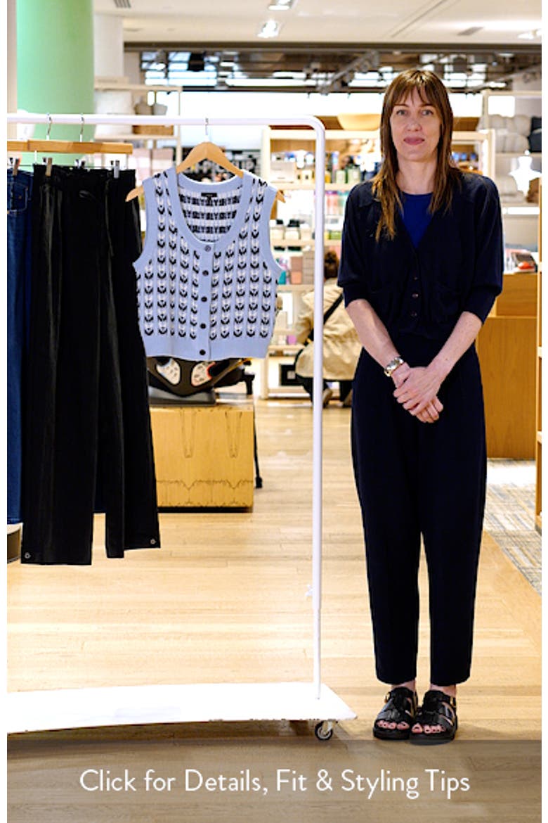 Chance Fair Isle Sleeveless Cardigan video