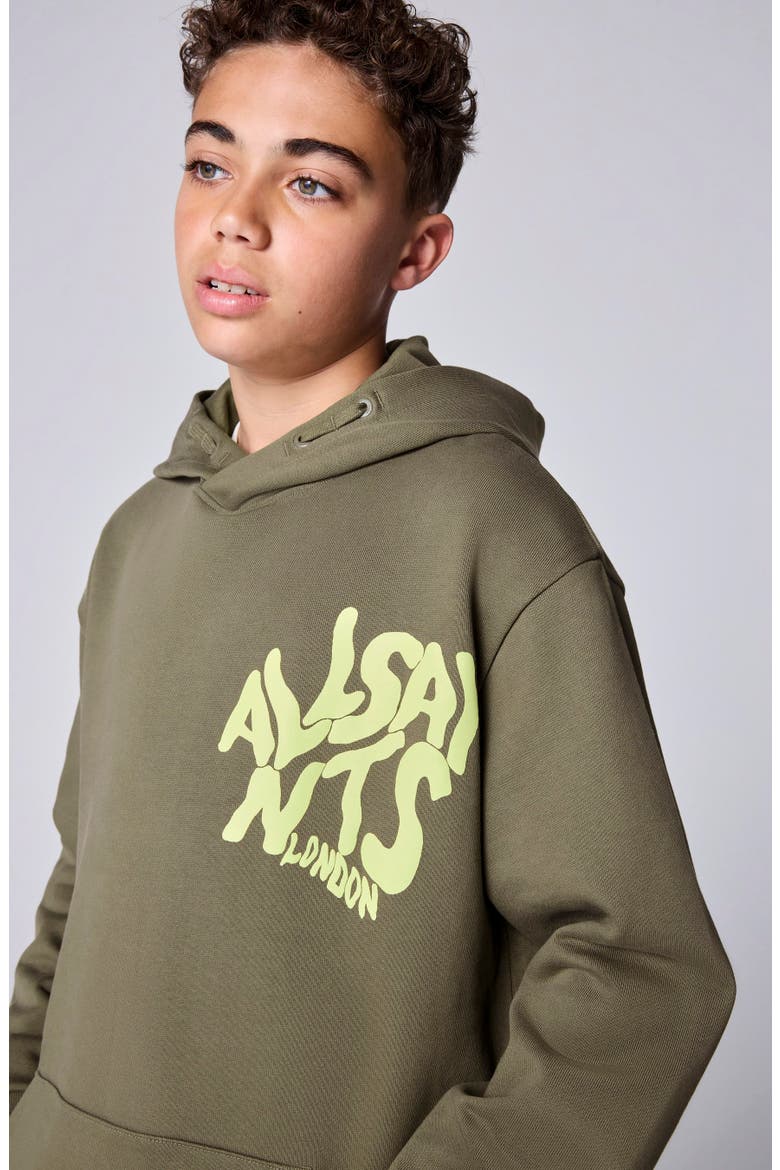 Kids' Orlando Graphic Hoodie, Alternate, color, KHAKI GREEN
