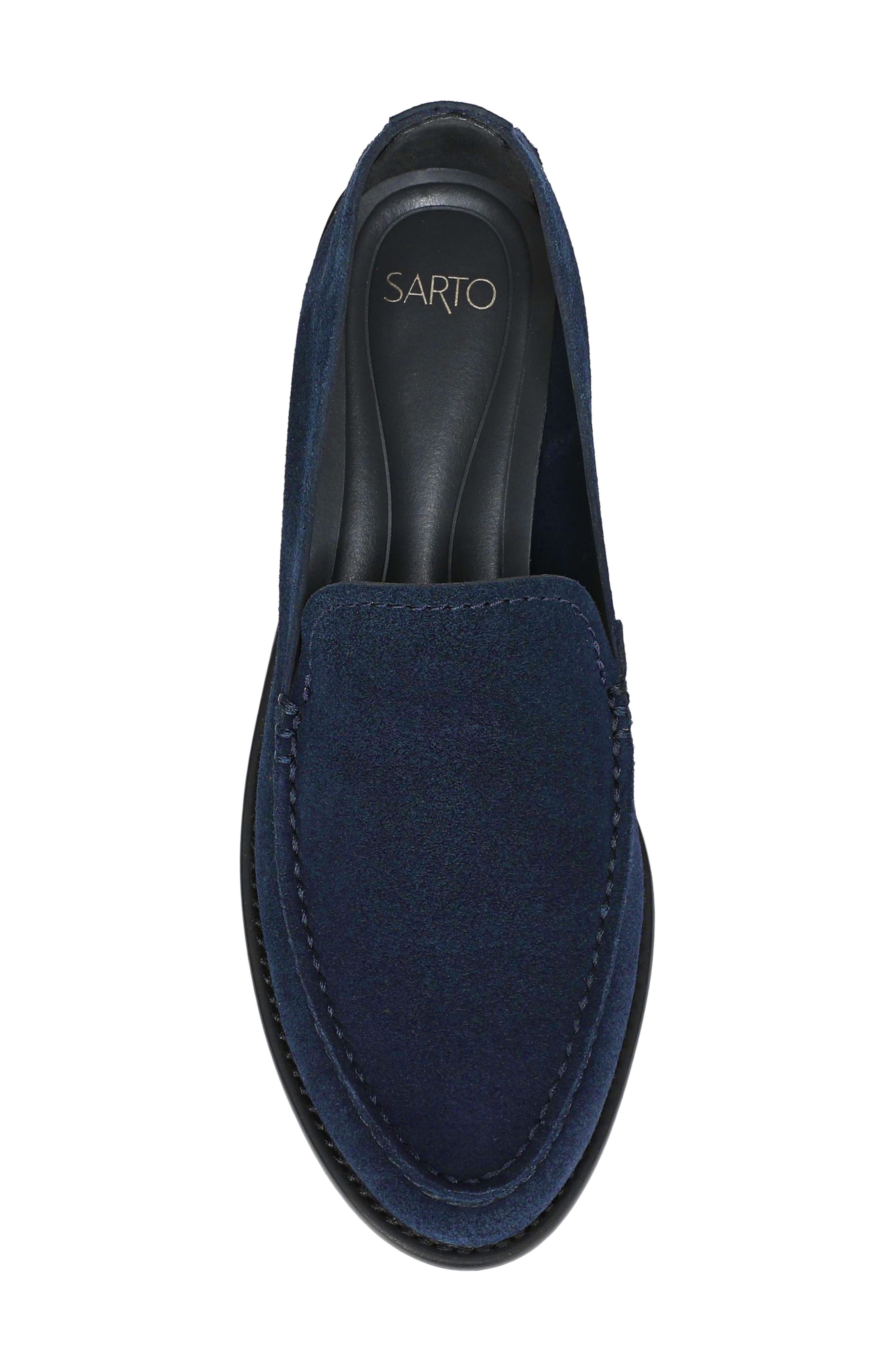 Cove Loafer, Alternate, color, BLUE SUEDE