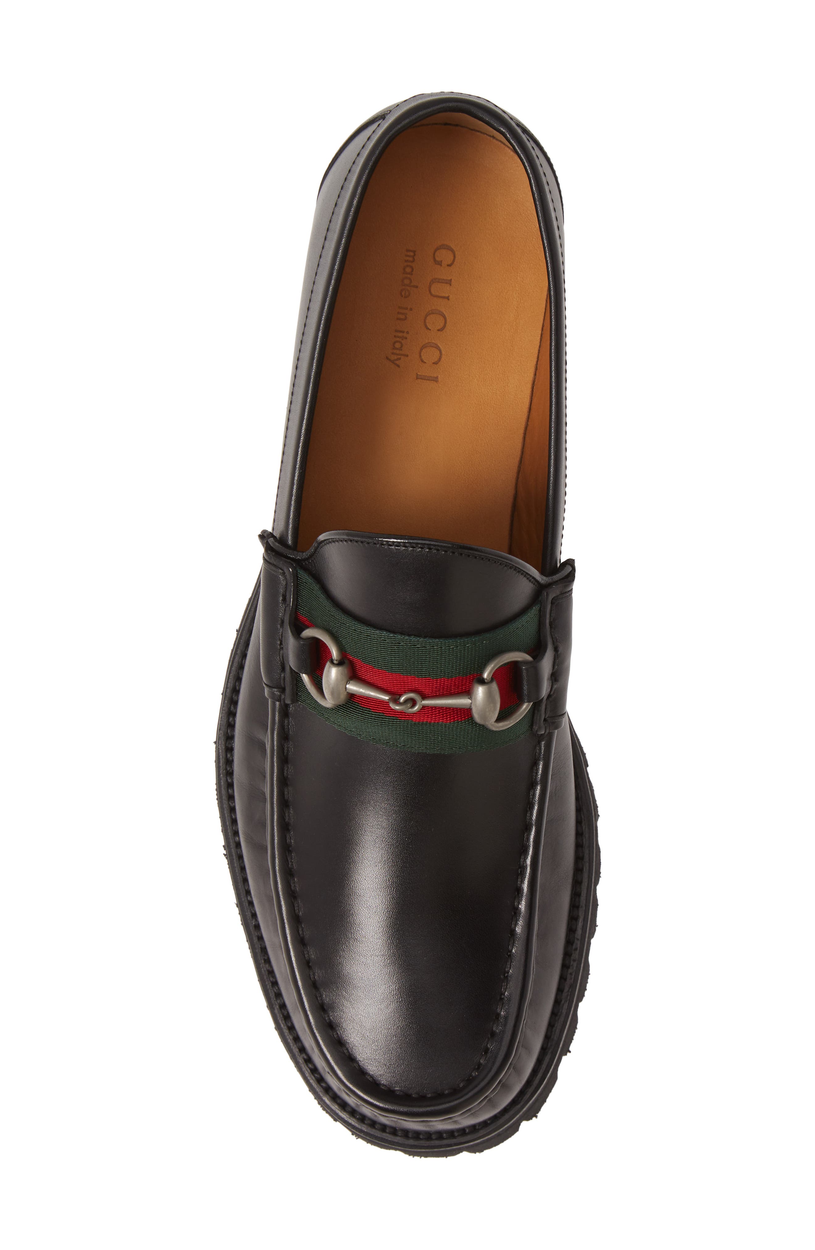 Gucci Bit Lug Loafer, Alternate, color, 