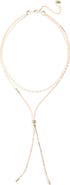 Vince Camuto Had a Chain Layer Y-Drop Necklace