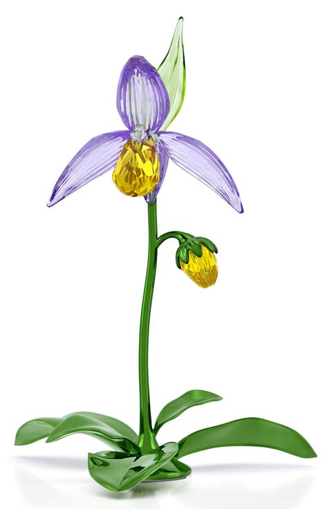 Florere Lady Slipper Orchid Figurine