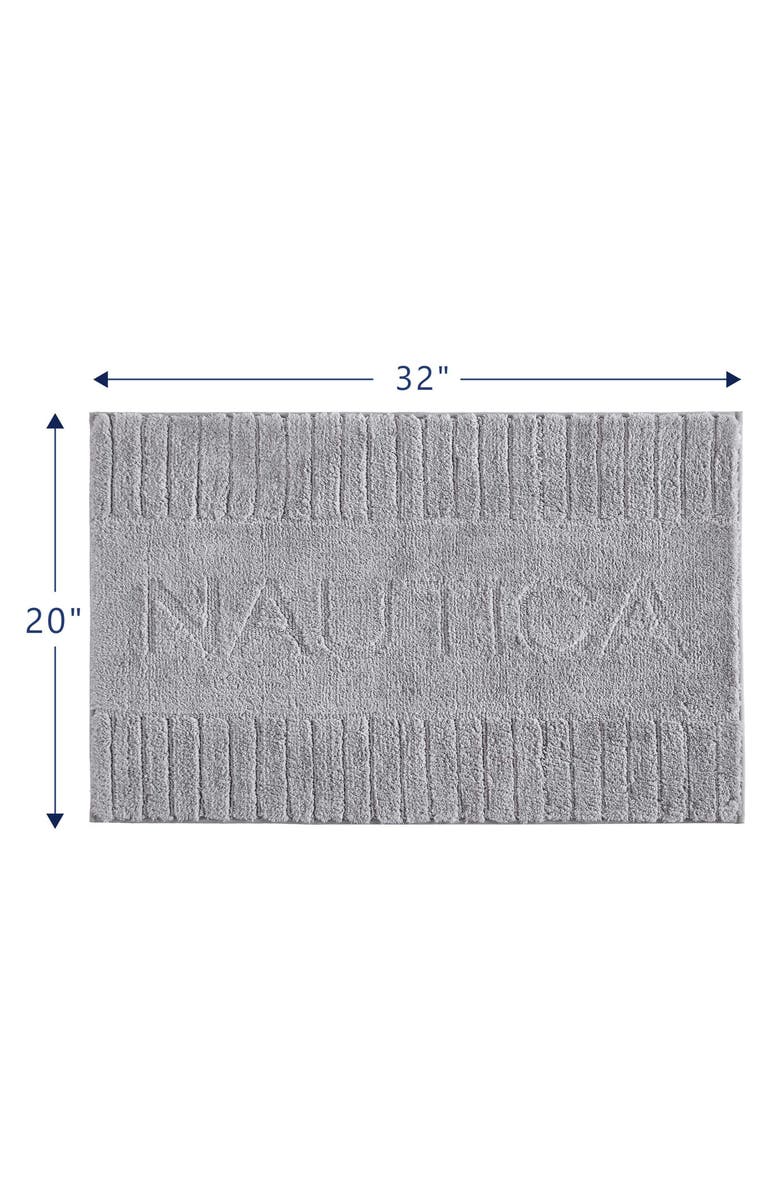 Nautica Logo Bath Rug, Alternate, color,