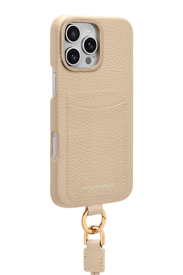 Sling Phone Case iPhone 16 Pro, Alternate, color, Saharan Nude