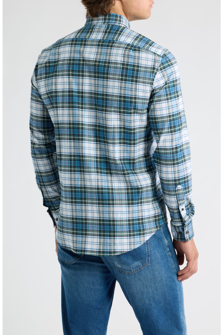 Chimney Rock Tartan Button Down Shirt, Alternate, color, SAILOR
