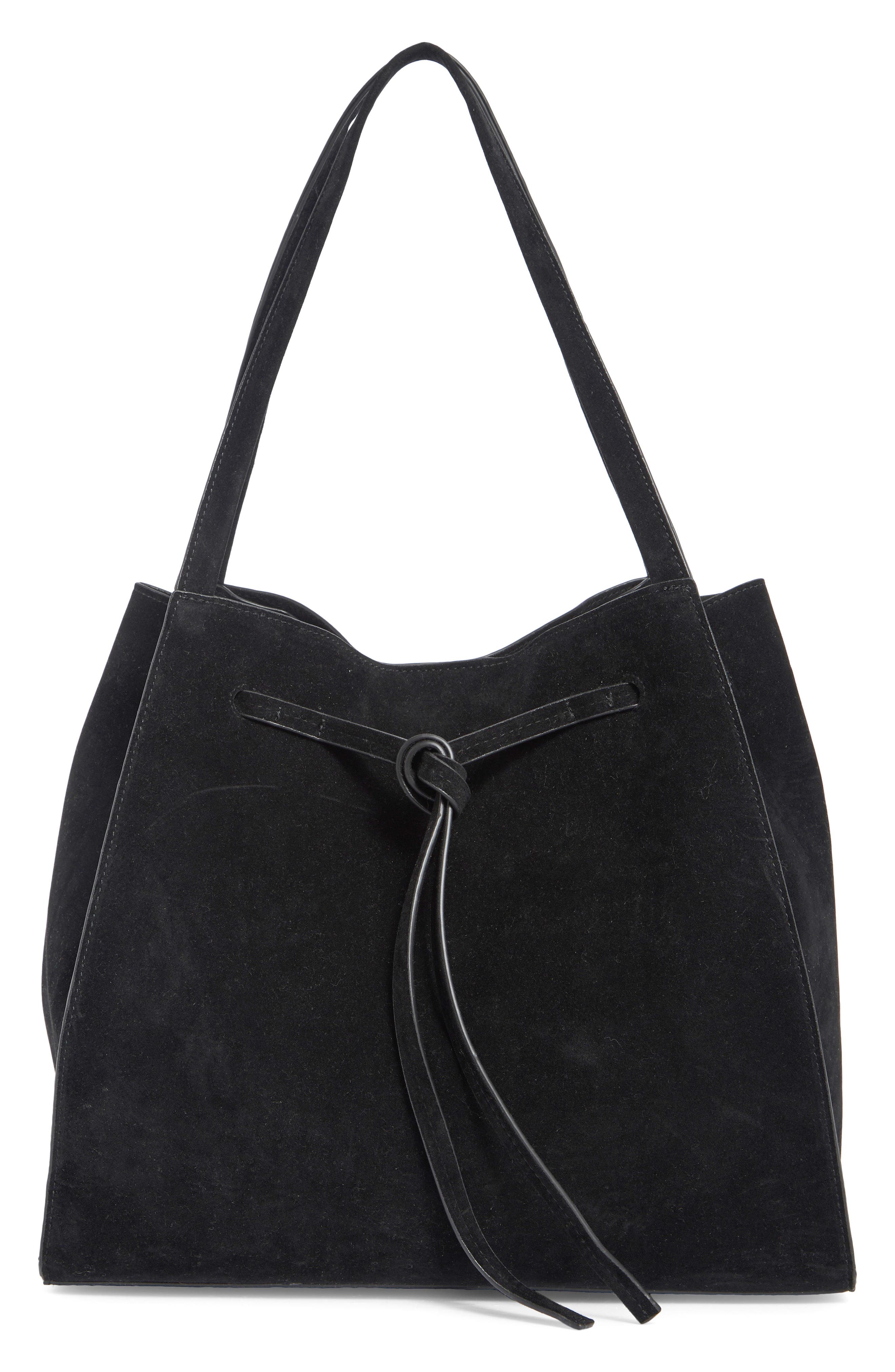 Tulip Faux Suede Tote