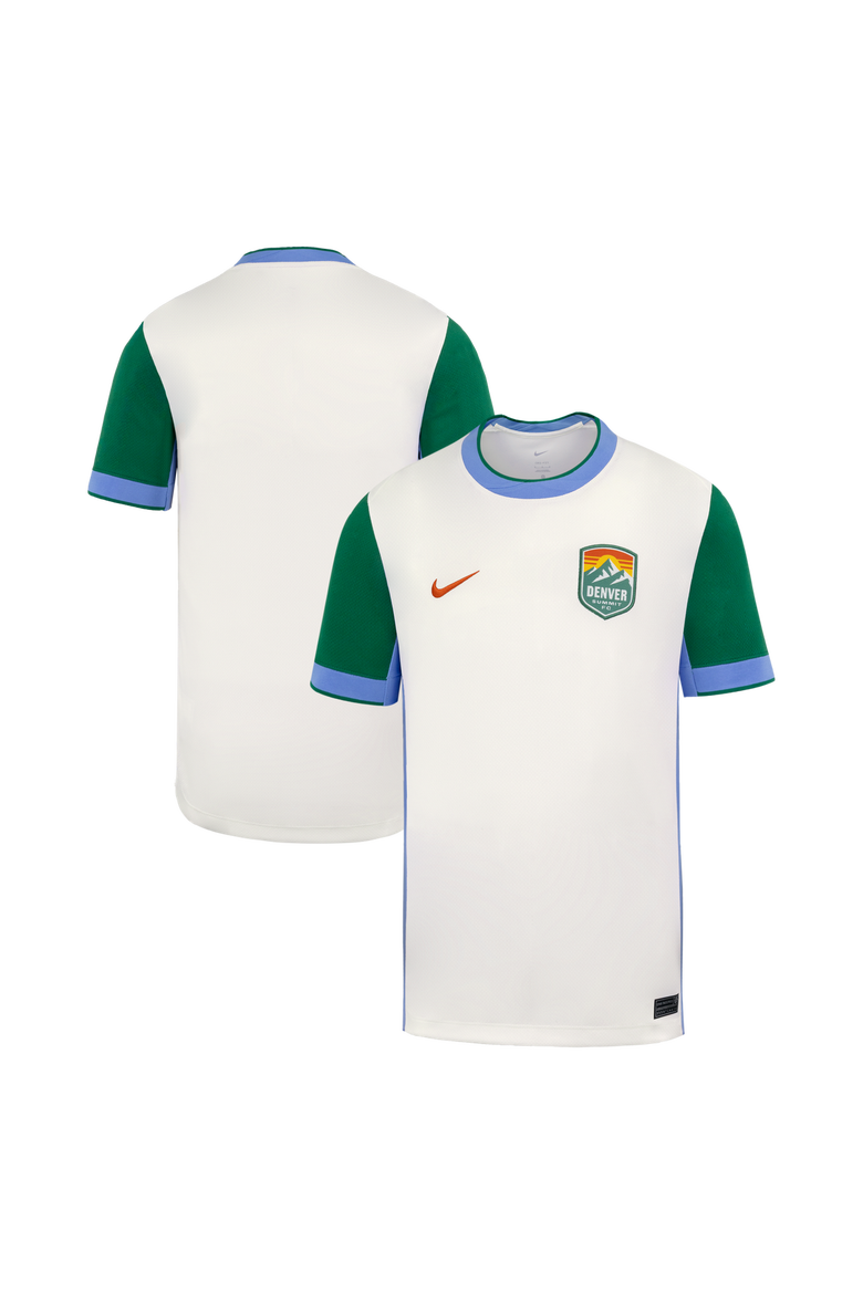 Youth Nike Cream Denver Summit FC 2026 Primary Stadium Replica Jersey, Main, color, Cream