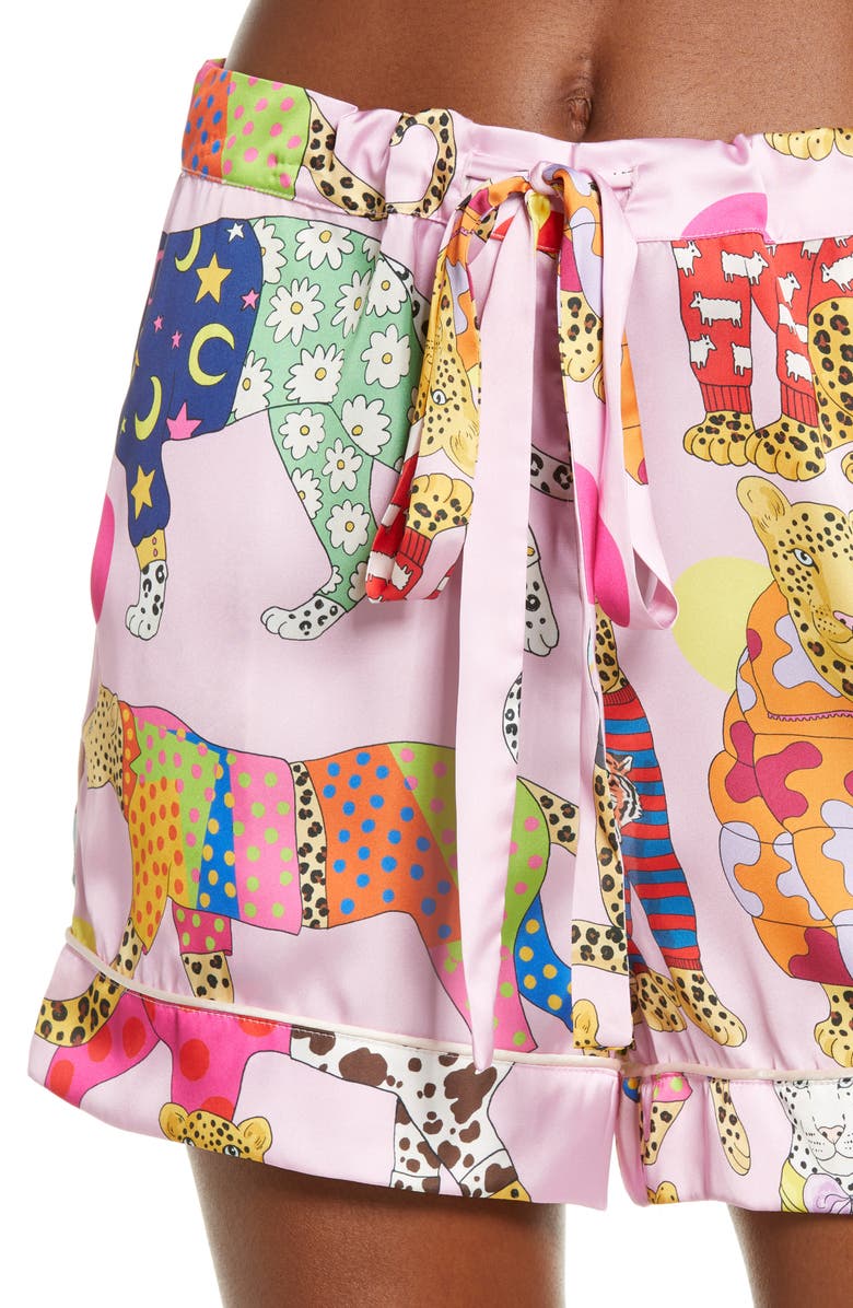 Karen Mabon A Leopard Never Changes Its Spots Short Pajamas, Alternate, color,