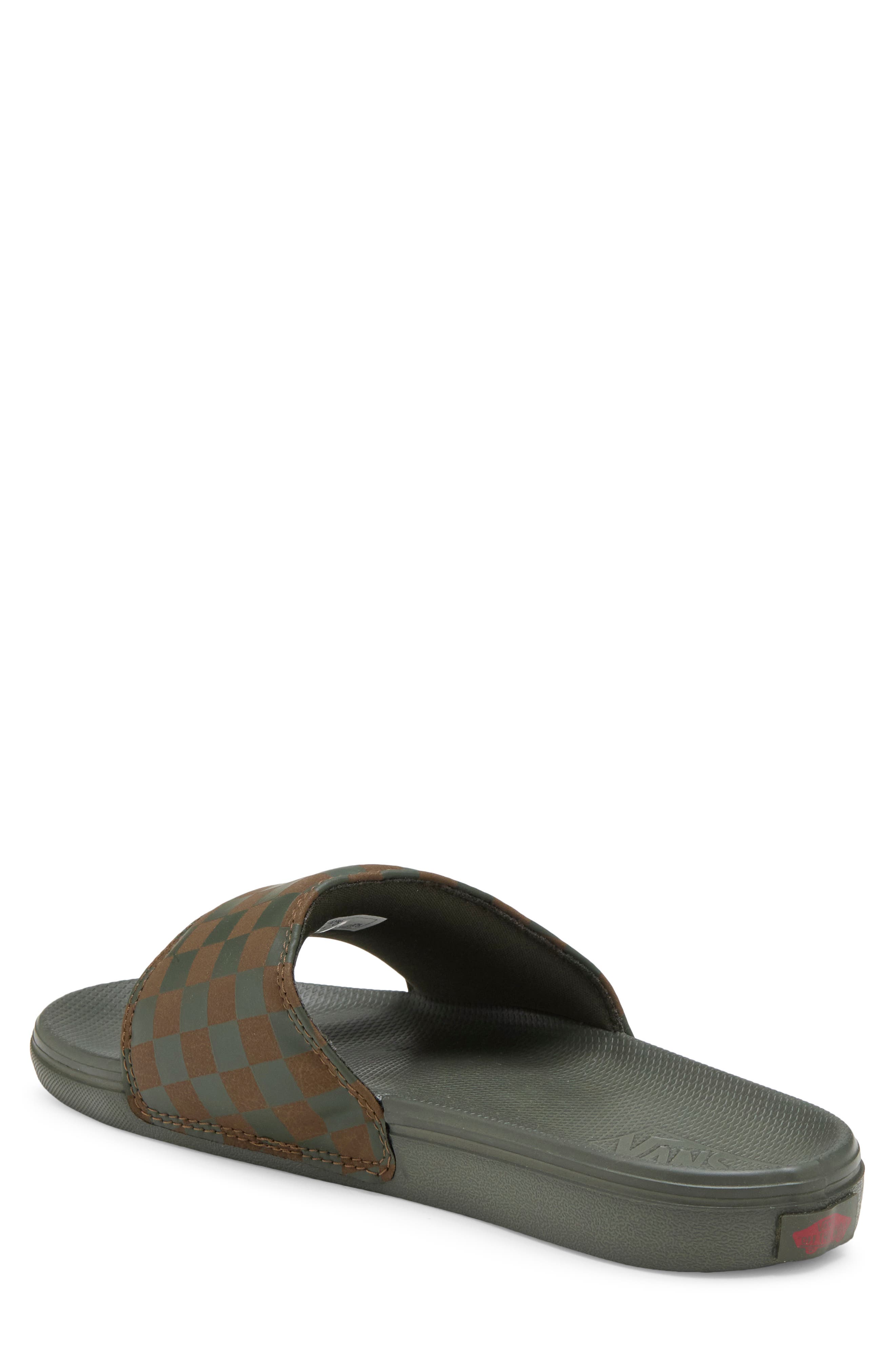 La Costa Slide Sandal, Alternate, color, OBSIDIAN FERN