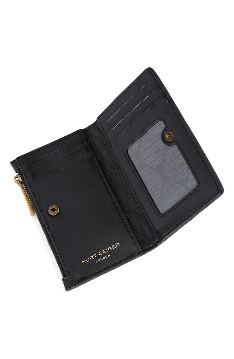 Kurt Geiger London Kensington Quilted Leather Bifold Wallet, Alternate, color, Black