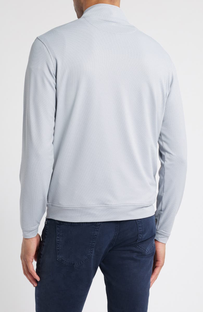 Peter Millar Perth Birdseye Performance Quarter Zip Pullover, Alternate, color, 