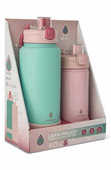 2-Pack Stainless Steel Water Bottles