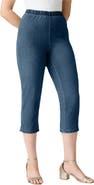 Roaman's Plus Size Comfort Stretch Capri Jean