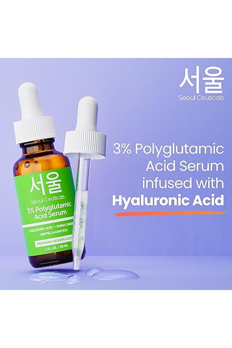 Korean Skincare Polyglutamic Acid Serum, Alternate, color, Clear