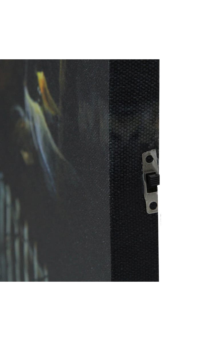 Northlight LED Lighted Haunted House Halloween Canvas Wall Art - 15.75 x 23.75", Alternate, color, Black