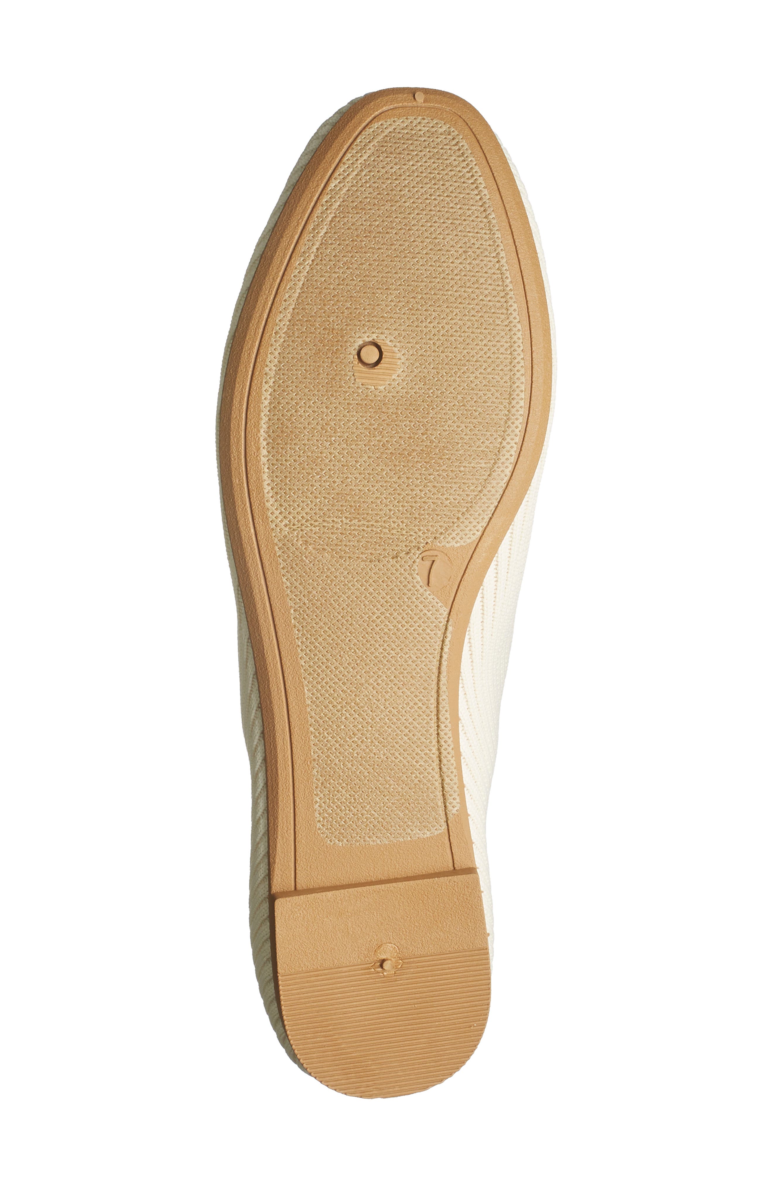 Danskin Ribbed Smoking Loafer, Alternate, color, Natural