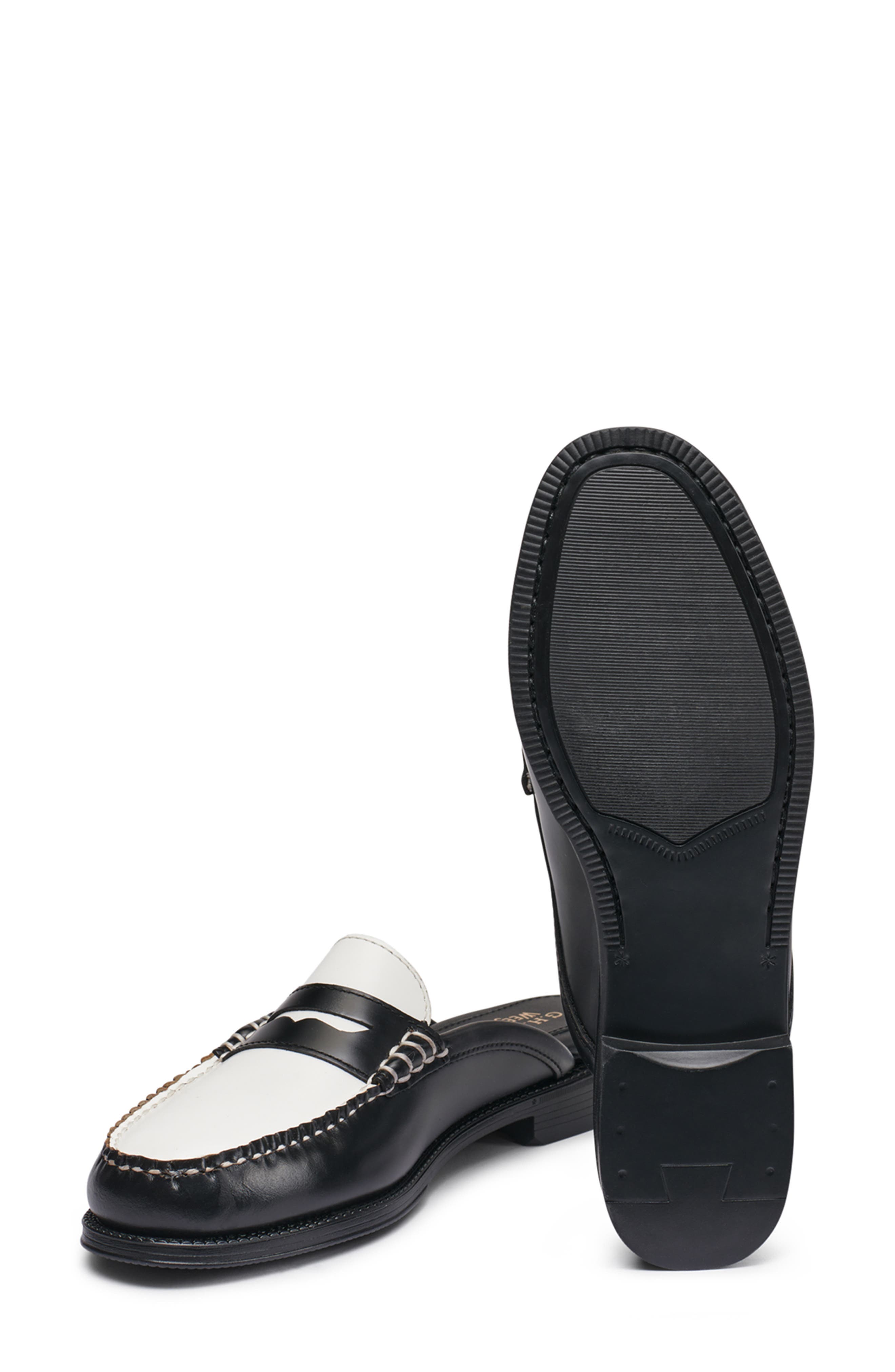 G.H.BASS Wynn Easy Weejuns<sup>®</sup> Loafer Mule, Alternate, color, Black / White