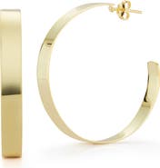 SPHERA MILANO Small Flat Hoop Earrings