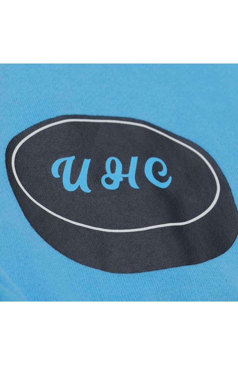 Mitchell & Ness Women's Mitchell & Ness  Blue Utah Mammoth Crewneck Sweatshirt, Alternate, color, Blue