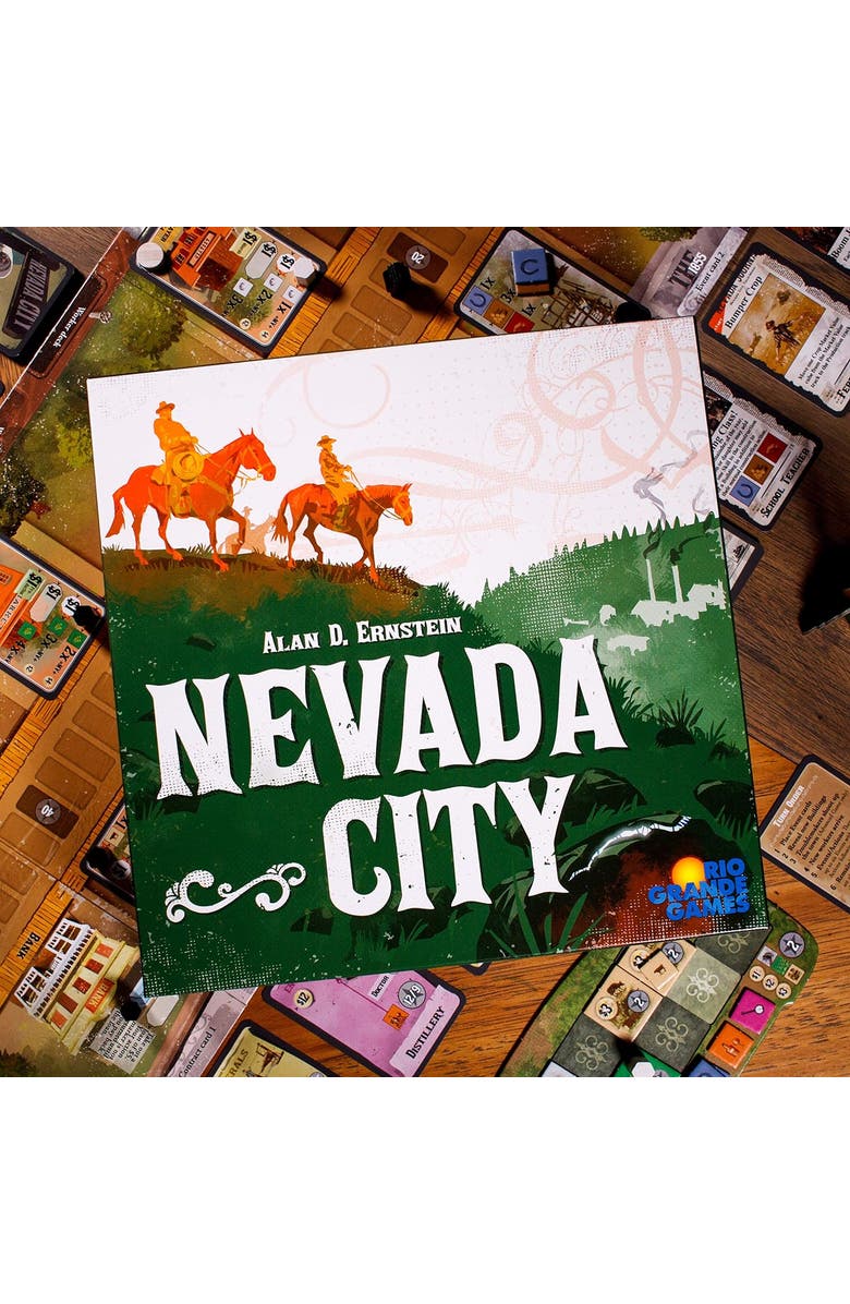 Rio Grande Games Nevada City Strategy Board Game, Alternate, color, 