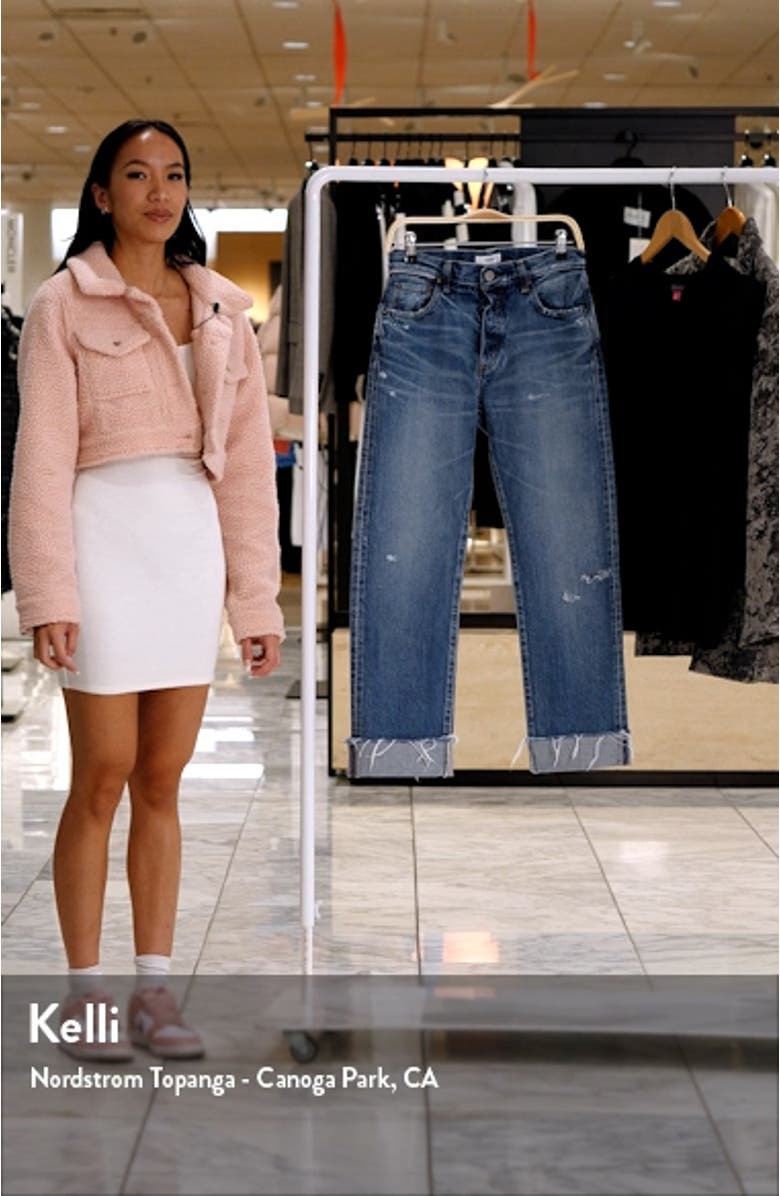 Franconia Cuff Straight Hem Jeans, sales video thumbnail