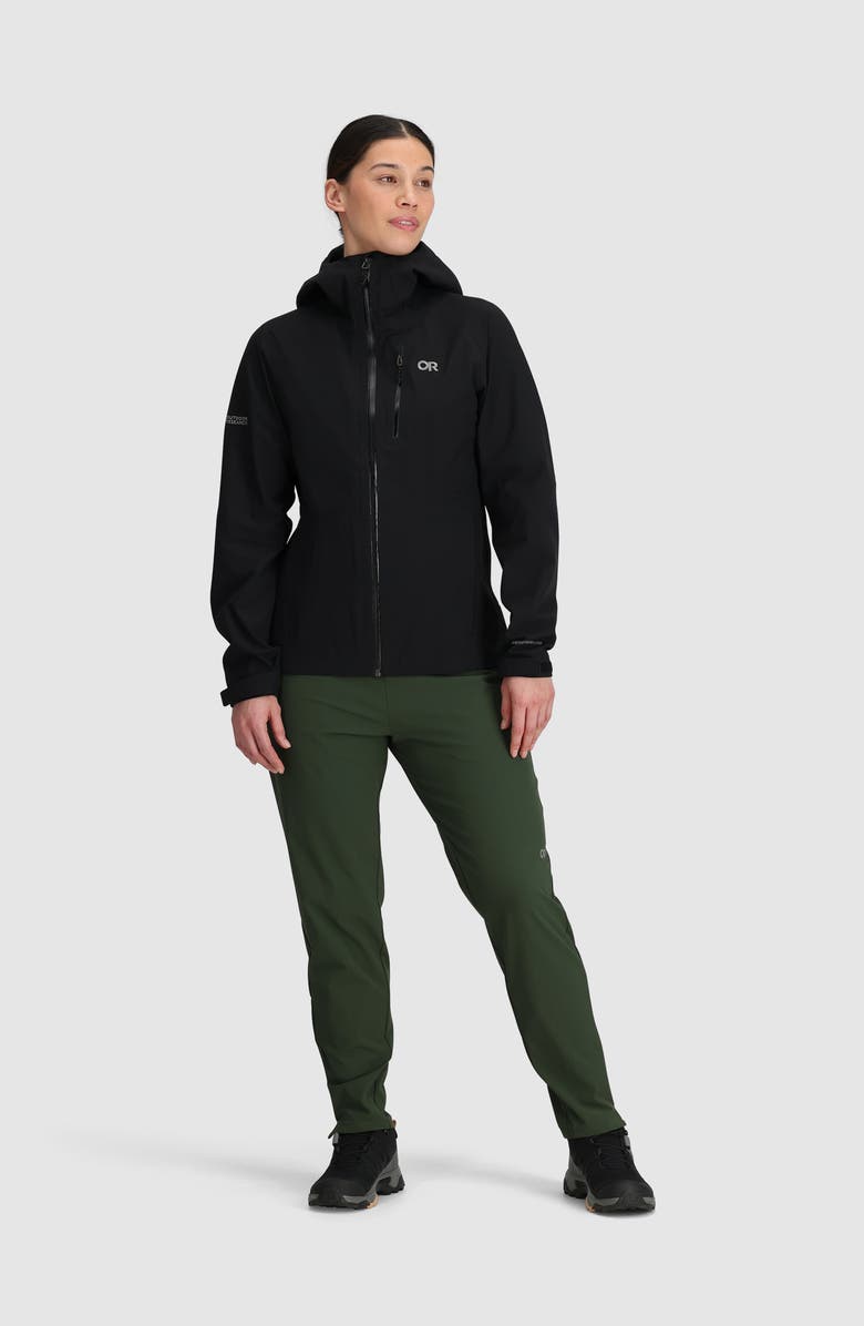 Outdoor Research Aspire II Gore-Tex<sup>®</sup> Waterproof Jacket, Alternate, color, Black