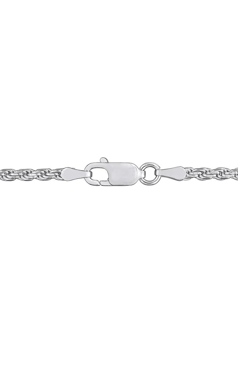 DELMAR Diamond Cut Rope Chain Necklace, 2.30mm, Alternate, color,