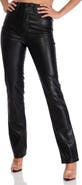 AFRM Heston Faux Leather Straight Leg Pants