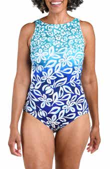 High Neck One Piece Swimsuit