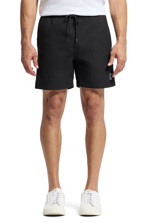 Psycho Bunny Palm View Hydrochromic Swim Trunks In Black