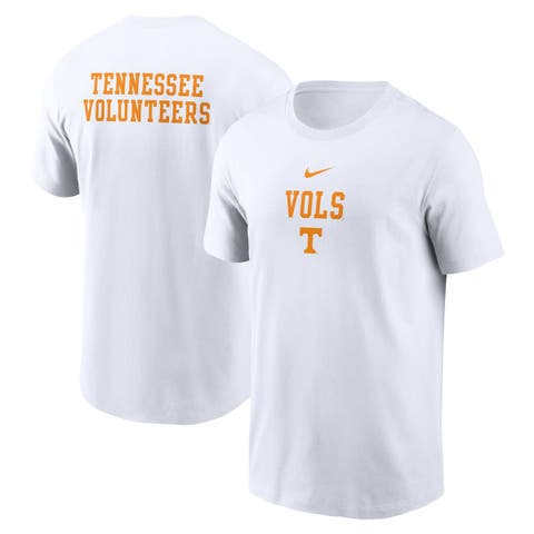 Men's Nike White Tennessee Volunteers 2-Hit Stacked T-Shirt