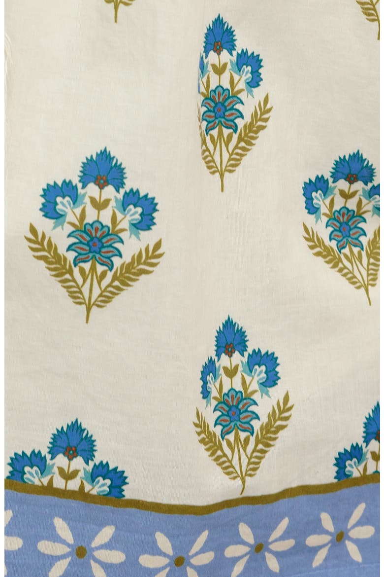 Printed Woven Top, Alternate, color, IVORY