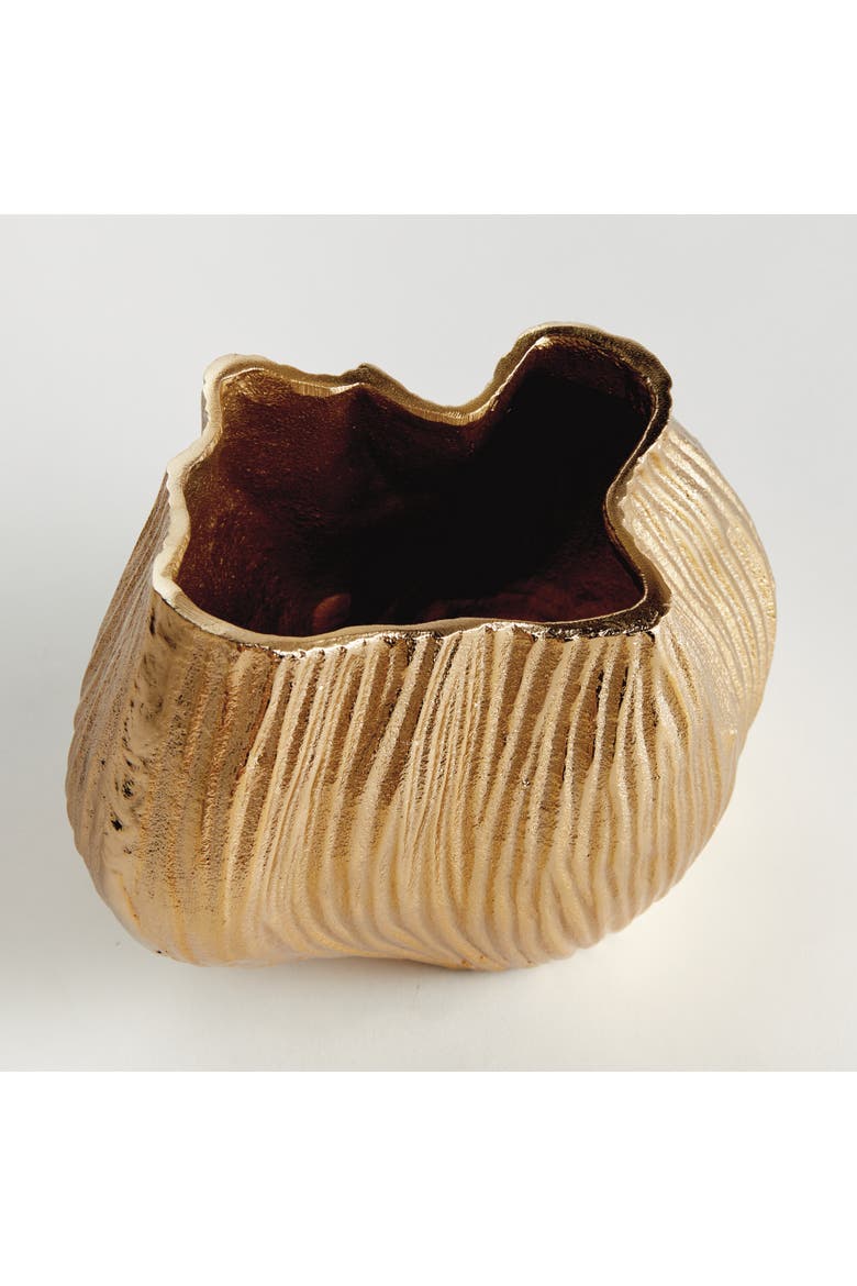 Lillian Vase Large - Champagne Gold, Alternate, color, Gold