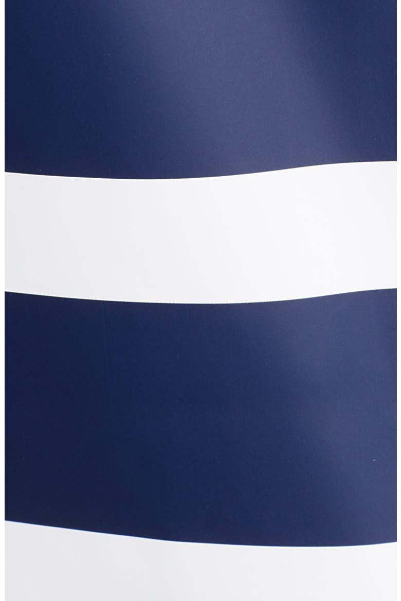 Rubberized Parka, Alternate, color, BORDER STRIPE PEACOAT