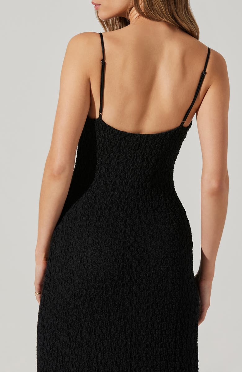 ASTR the Label Renaisse Open Stitch Cotton Blend Dress, Alternate, color,