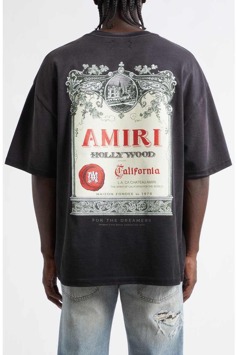 Hollywood Oversize Graphic T-Shirt, Alternate, color, BLACK