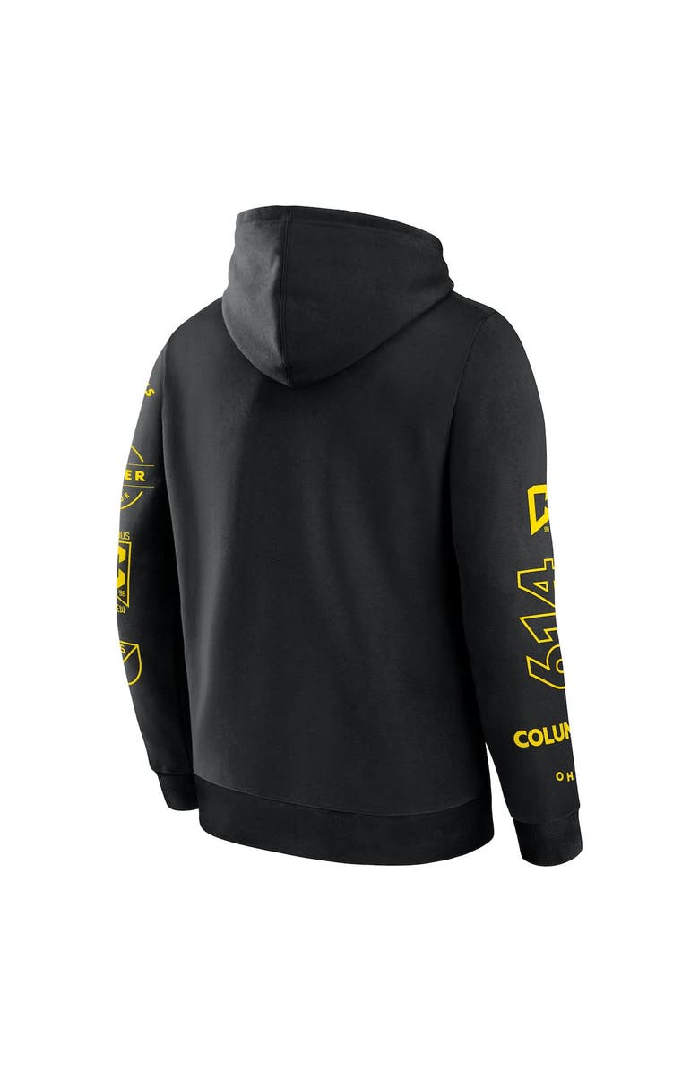 FANATICS Men's Fanatics Black Columbus Crew Penalty Kick Legacy Pullover Hoodie, Alternate, color,